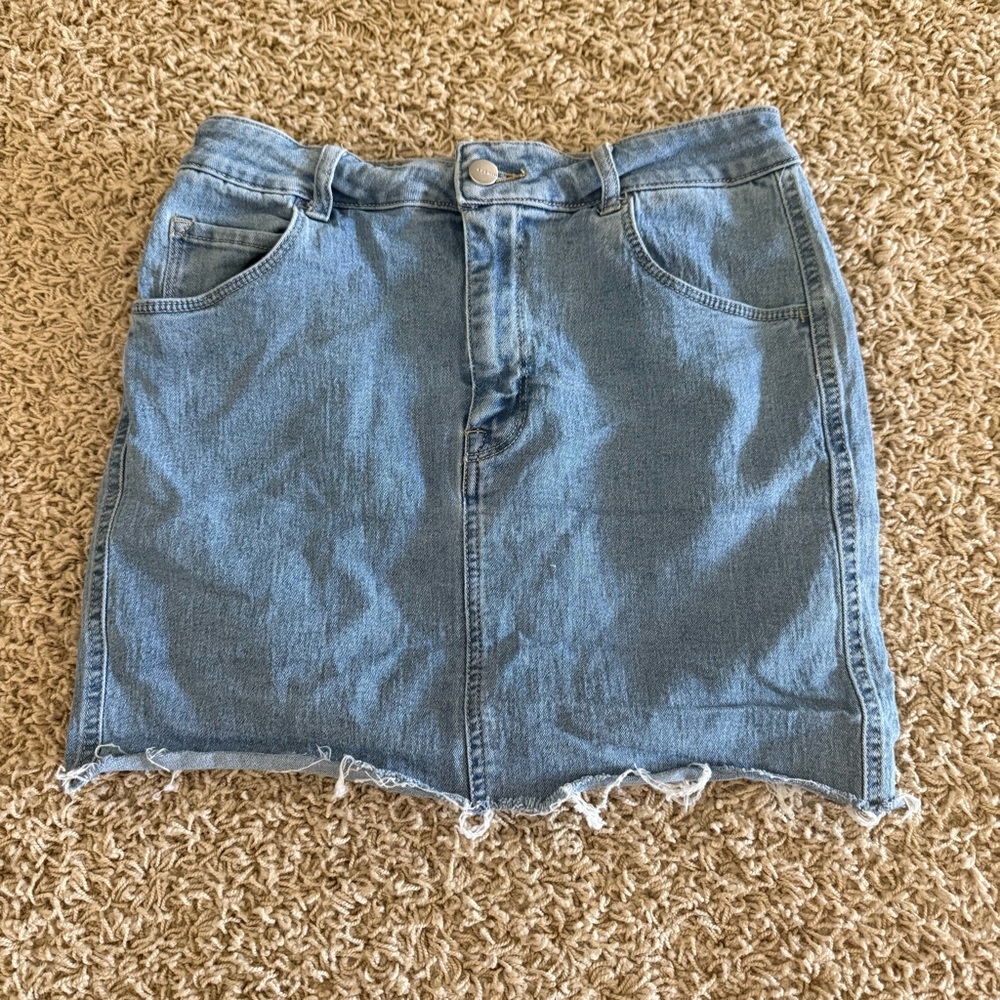 Denim Blue Skirt